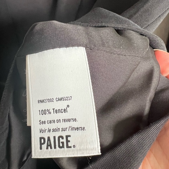 PAIGE Black Women's Blazer Size Xsmall Tencel
Double Breasted Light Weight - Picture 8 of 15